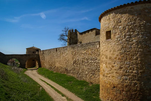 Görüntü Ortaçağ Kalesi Almenar Soria Castilla Leon Spanya — Stok fotoğraf