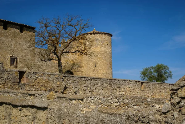 Bild Der Mittelalterlichen Burg Almenar Soria Castilla Leon Spanien — Stockfoto
