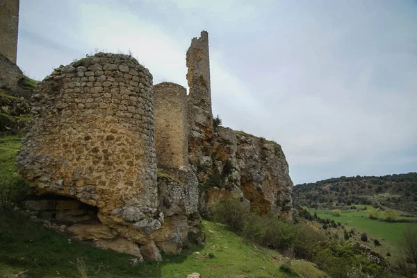 Imagem Castelo Medieval Calatanasor Soria Castilla Leon Espanha — Fotografia de Stock