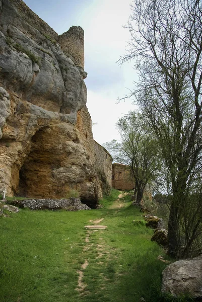 Görüntü Ortaçağ Kalesi Calatanasor Soria Castilla Leon Spanya — Stok fotoğraf