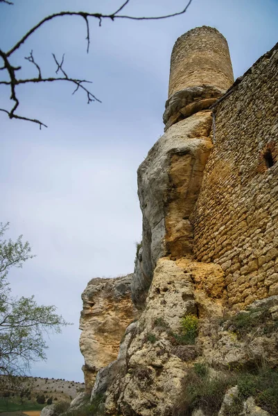 Зображення Середньовічний Замок Calatanasor Сорія Castilla Леон Іспанія — стокове фото