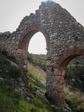 Görüntü Ortaçağ Kalesi Berlanga del Duero, Soria, Castilla y Leon, İspanya