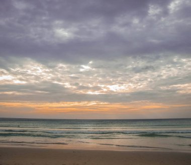 Karon Beach Phuket Adası Tayland güzel ssunset