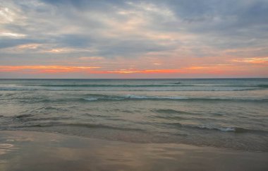 Karon Beach Phuket Adası Tayland güzel ssunset