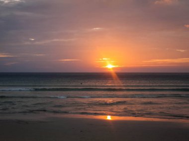 Karon Beach Phuket Adası Tayland güzel ssunset