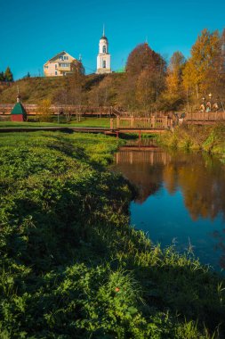 Kutsal bahar St Sergius Trinity Sergius Lavra Radonezhsky bir görüntü