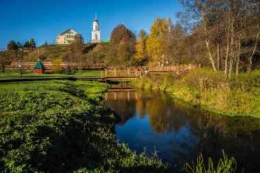 Kutsal bahar St Sergius Trinity Sergius Lavra Radonezhsky bir görüntü