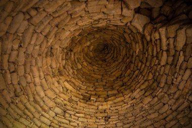 Mycenae Yunanistan Peloponnese üzerinde Antik Yunan mezar kalıntıları