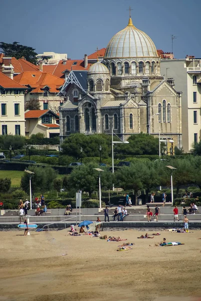 Görüntü Güzel Cityscape Biarritz Fransa — Stok fotoğraf