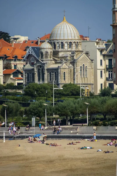 Görüntü Güzel Cityscape Biarritz Fransa — Stok fotoğraf