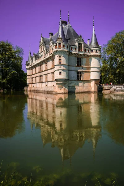 Imagen Castillo Reflejo Lago — Foto de Stock