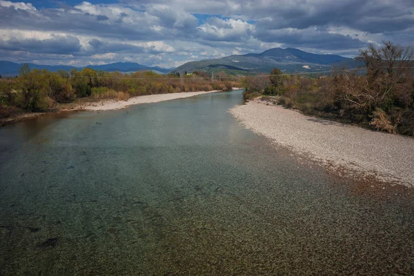 Malerisches Bild Des Flusses Arathos Arta Griechenland — Stockfoto