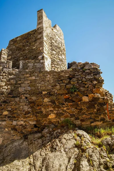Bild Der Ruinen Der Alten Burg Monleon Castilla Leon Spanien — Stockfoto