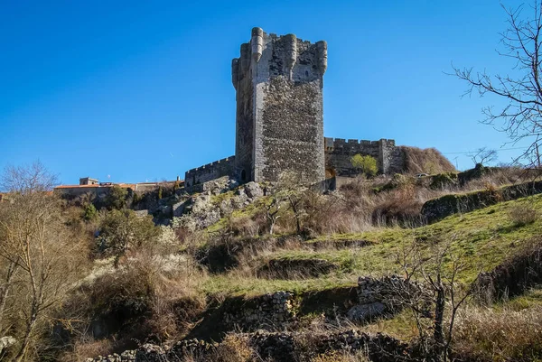 Bild Der Ruinen Der Alten Burg Monleon Castilla Leon Spanien — Stockfoto