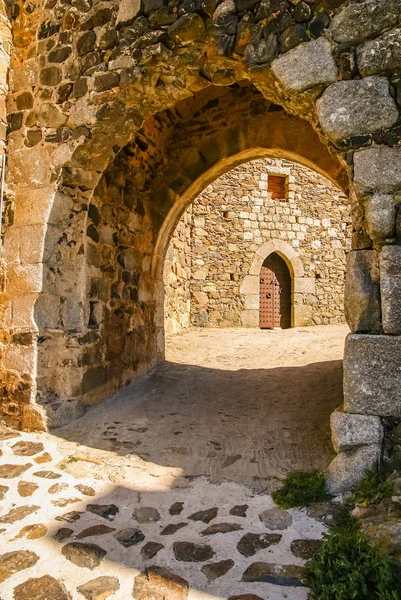 Obraz Ruiny Starého Hradu Monleon Castilla Leon Španělsku — Stock fotografie