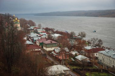 Görüntü diriliş Kilisesi Ples şehirde, Ivanovo region, Rusya Federasyonu