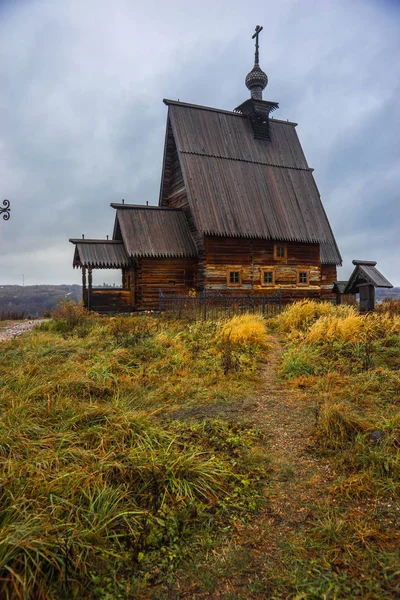 Imagen Iglesia Ascensión Cristo Ples Región Ivanovo Rusia —  Fotos de Stock