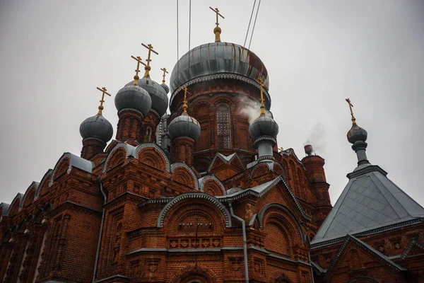 纪念众喜众节的圣殿形象 俄罗斯富尔马诺夫 — 图库照片