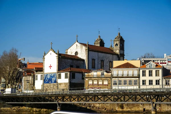 Imagem Panorâmica Cidade Porto Portugal — Fotografia de Stock