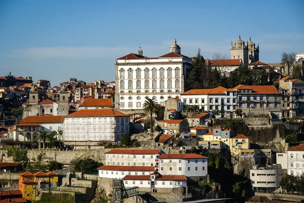 Imagem Panorâmica Cidade Porto Portugal — Fotografia de Stock