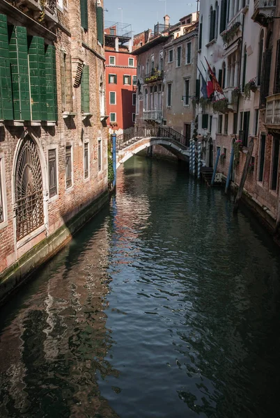 Imagem Dos Pitorescos Chanels Veneza Itália — Fotografia de Stock