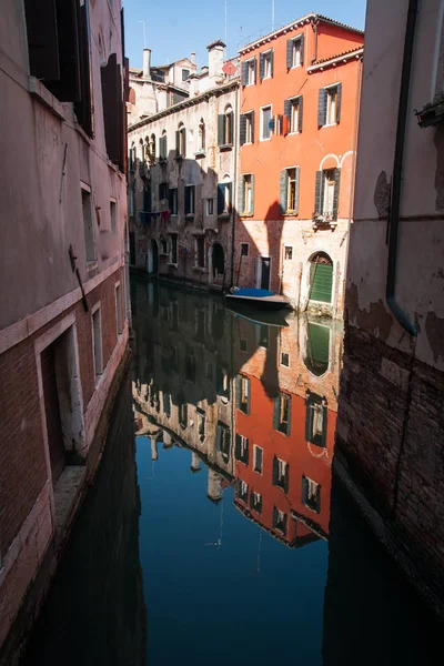 Imagem Dos Pitorescos Chanels Veneza Itália — Fotografia de Stock