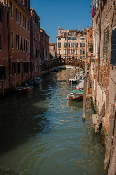 Imagen Pintorescos Chanels Venecia Italia — Foto de Stock