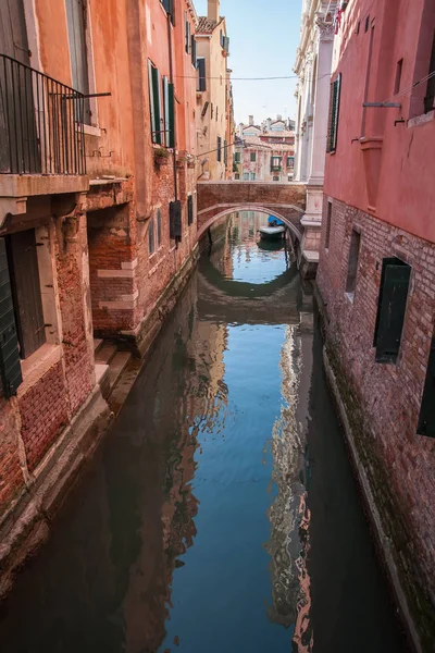 Imagem Dos Pitorescos Chanels Veneza Itália — Fotografia de Stock