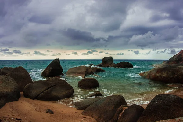 Beautiful Seascape Rocks Lamai Beach Samui Island Thailand — Stock Photo, Image