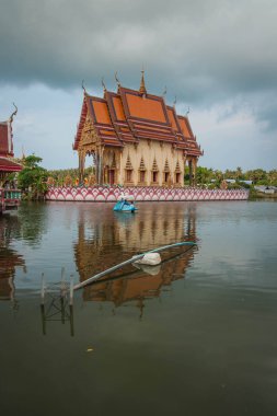 Wat Plai Laem tapınak Koh Samui Surat Thani Tayland içinde