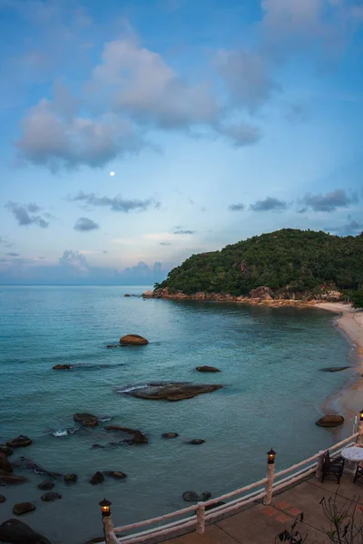 Increíbles Puestas Sol Amaneceres Cristal Bay Samui Tailandia — Foto de Stock