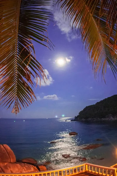 Úžasné Malebné Západy Východy Slunce Cristal Bay Samui Thajsko — Stock fotografie