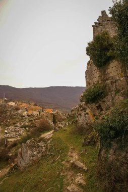 Caceres, Estremadura İspanya Trevejo harabelerini görüntü