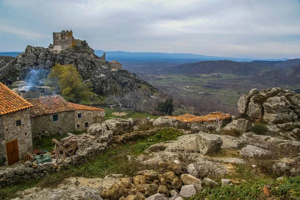 Immagine Rovine Trevejo Caceres Estremadura Spagna — Foto Stock