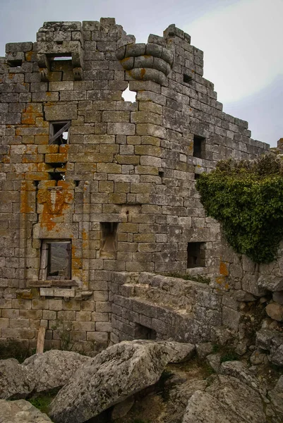 Εικόνα Του Ερείπια Στην Trevejo Στο Caceres Την Εξτρεμαδούρα Στην — Φωτογραφία Αρχείου