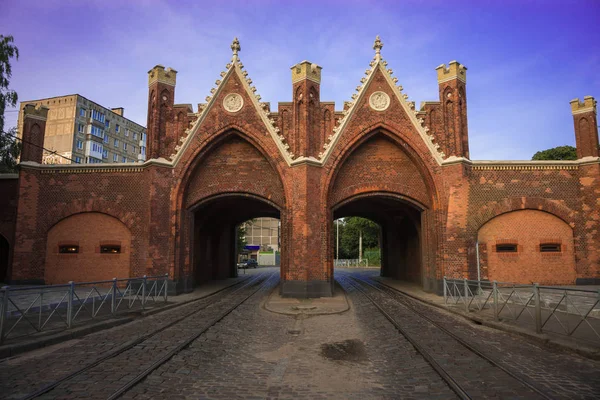 Brandenburg Kapısı Rusya'da Kaliningrad (eski adıyla Koenigsberg) görüntü