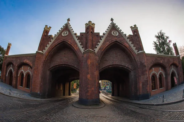 Image Brandenburg Gate Kaliningrad Formerly Koenigsberg Russia — Stock Photo, Image