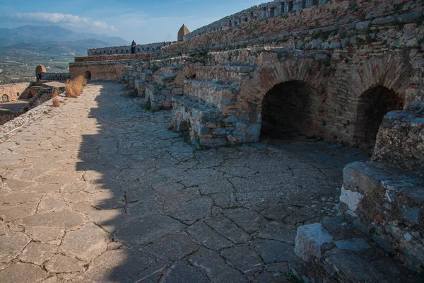 Ruinerna Antika Fästning Nafplion Peloponnesos Grekland — Stockfoto