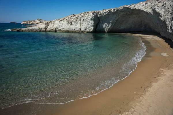 Imagen Hermosas Playas Isla Milos Grecia — Foto de Stock