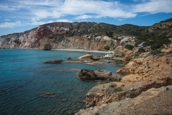 Imagen Hermosas Playas Isla Milos Grecia —  Fotos de Stock