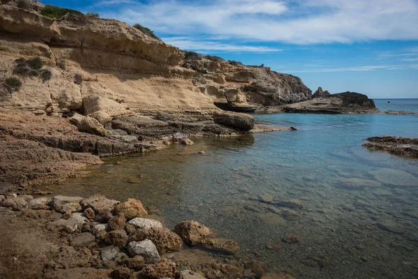 Изображение Потрясающе Красивых Пляжей Острове Милош Греции — стоковое фото