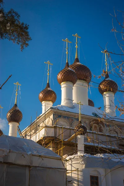 ヤロスラヴリ ロシアで Kirillo Afanasyevsky 教会修道院のドームのイメージ — ストック写真