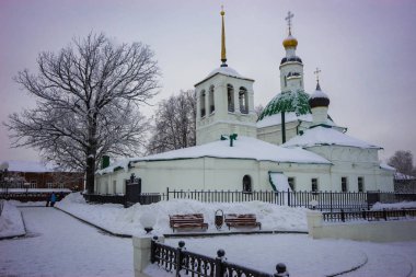 Altın yüzük Rusya Vladimir şehirlerinden birinde şehir manzarası
