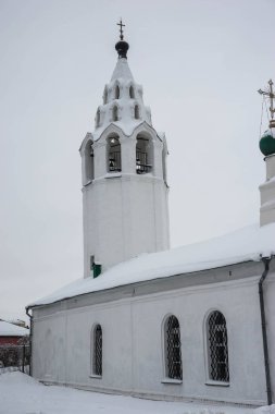 Rusya'da kışın Vladimir Varsayım Katedrali Görüntü