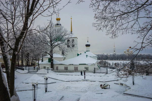 Городской Пейзаж Одном Городов Золотого Кольца России Владимире — стоковое фото