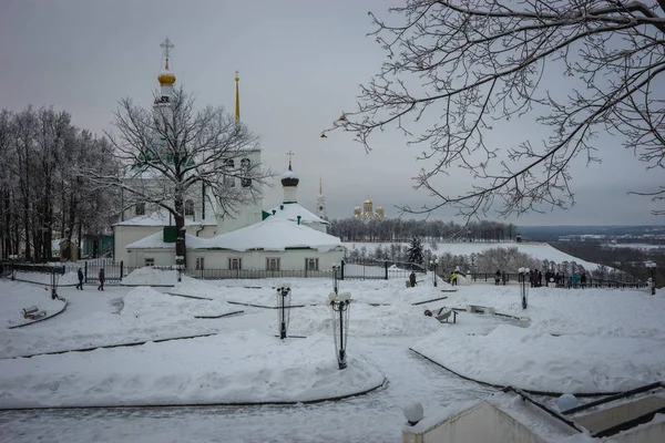 Городской Пейзаж Одном Городов Золотого Кольца России Владимире — стоковое фото