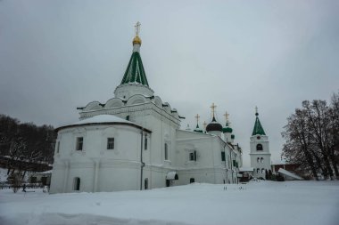 Görüntü yükseliş mağaralar Manastırı Nijniy Novgorod, Rusya Federasyonu