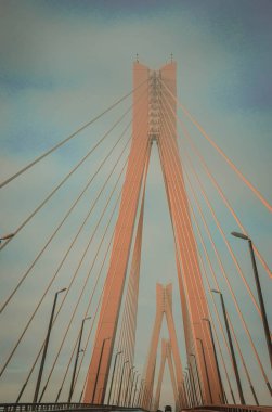 Murom, Rusya'nın en güzel köprü olarak tanınan yeni köprünün görüntü