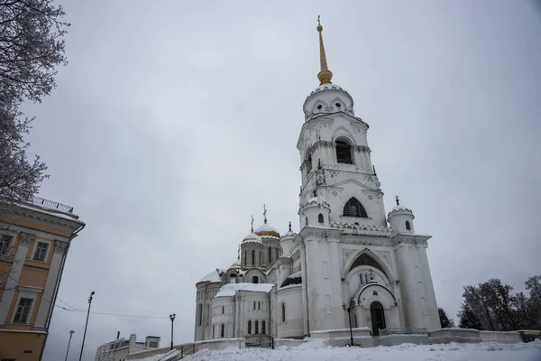 Image Assumption Cathedral Vladimir Winter Russia — Stock Photo, Image
