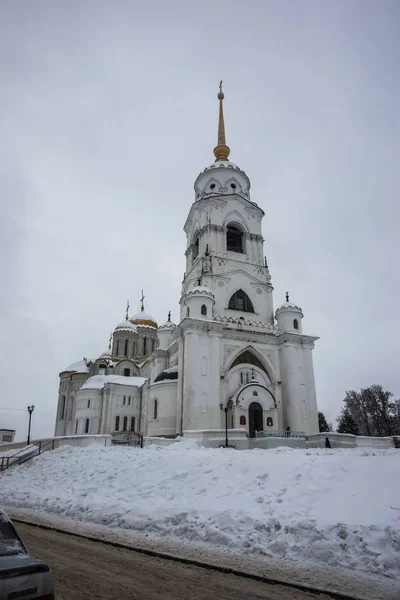 Image Assumption Cathedral Vladimir Winter Russia — Stock Photo, Image